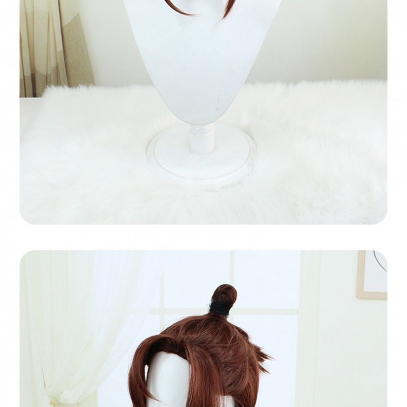 King of Glory Code Name: Guangling Prince Cosplay Wig - Brown Short Hair