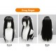 Medicine Finger Cosplay Wig - Elegant Black Long Straight Hair