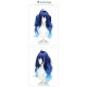 Nijisanji Cosplay Wig - Amia Mimoza VTuber Virtual Broadcaster Blue Long Wavy Hair