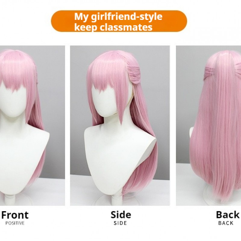 My Girlfriend Shikimori-san Cosplay Wig Special Blended Pink