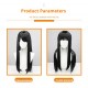 Ricoris Elegance 80cm Black Long Hair Cosplay Wig