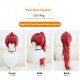 Puella Magi Madoka Magica  |Sakura Kyouko Red Long Curly Cosplay Wig 75cm