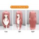 Seraph of the End Cosplay Wig  Krul Tepes Split Twin Tail Pink Long Curls