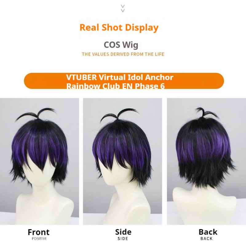 Nijisanji EN Batch 6 Ren Zotto Vtuber Cosplay Wig