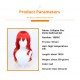 Stellar Railways |Himeko Red Curly Hair with Tiger Mouth Wig Cap 70cm