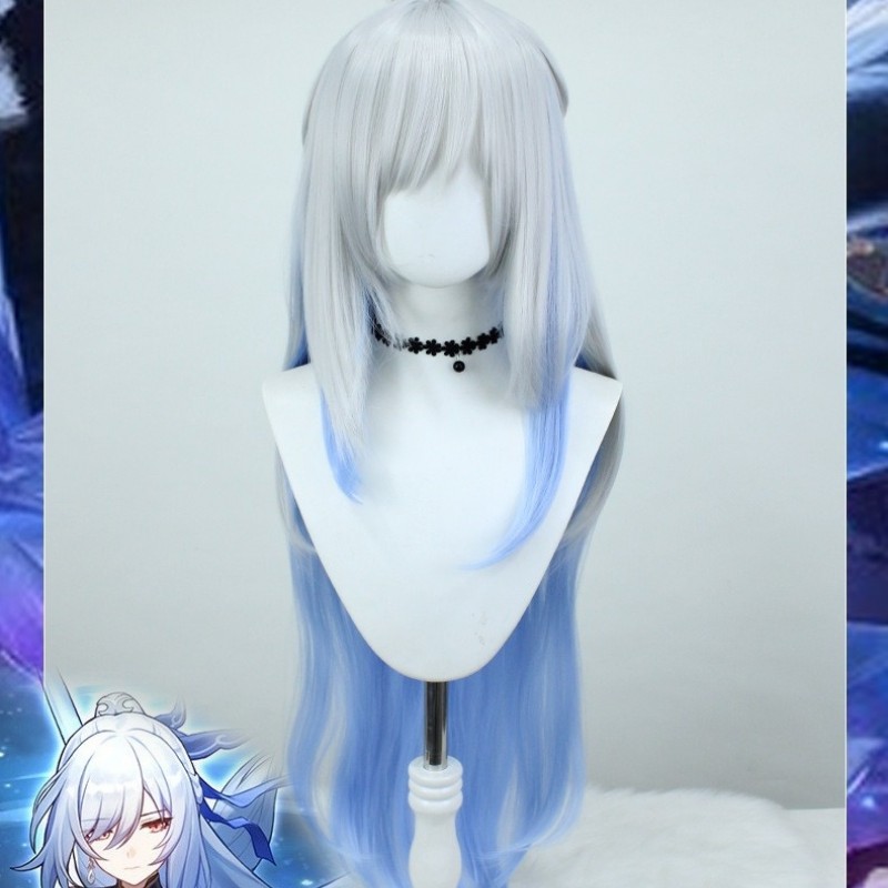 Stellar Railways |Mirror Flow Silver Chameleon Straight Long Hair 95cm