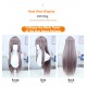 Stellar Railways |Black Tower Ash-Purple Long Straight Hair Cosplay Wig 90cm