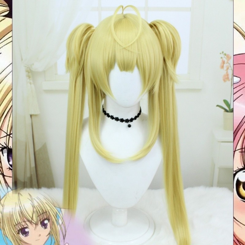 Shugo Chara |  Hoshina Utau / Tsukiyomi Utau Yellow Straight Long Hair  Twin Ponytails 90cm