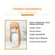 Stellar Railways |Gui Nai Fen Rosy Coral Orange Long Straight Cosplay Wig 85cm