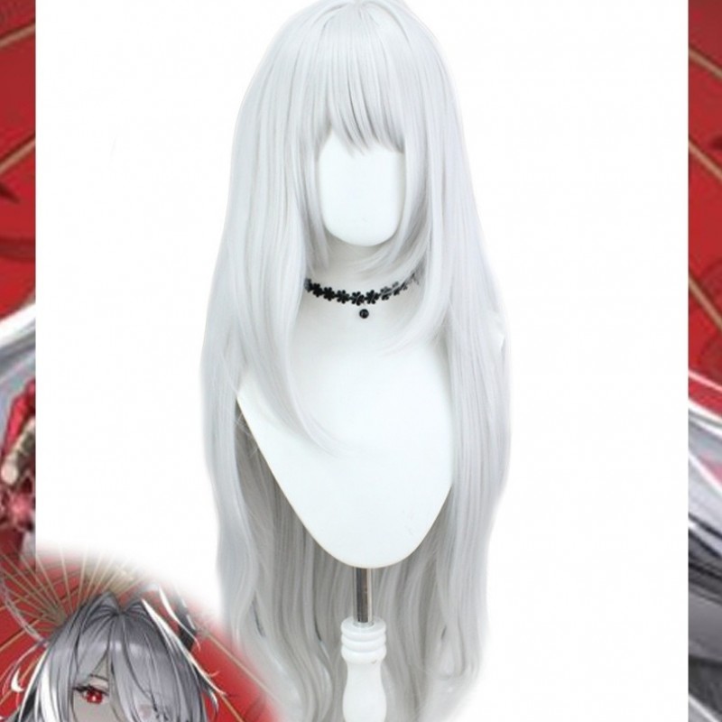 Stellar Railways |Fading Underworld Silver Straight Long Hair 100cm