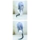 Stellar Railways | Han Ya Blue Long Cosplay Wig 95cm