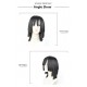 Serpent's Command Obanai Wig - Regal 40cm Ebony Locks for Majestic Demon Slayer Hashira Cosplay