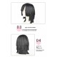 Serpent's Command Obanai Wig - Regal 40cm Ebony Locks for Majestic Demon Slayer Hashira Cosplay