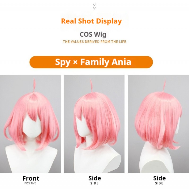 Spy x Family |Cosplay Wig  Anya Forger Pink Short Hair 37cm