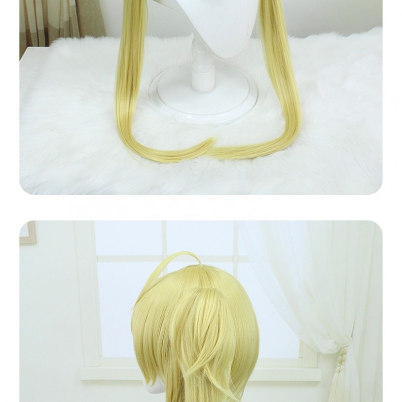 Shugo Chara |  Hoshina Utau / Tsukiyomi Utau Yellow Straight Long Hair  Twin Ponytails 90cm