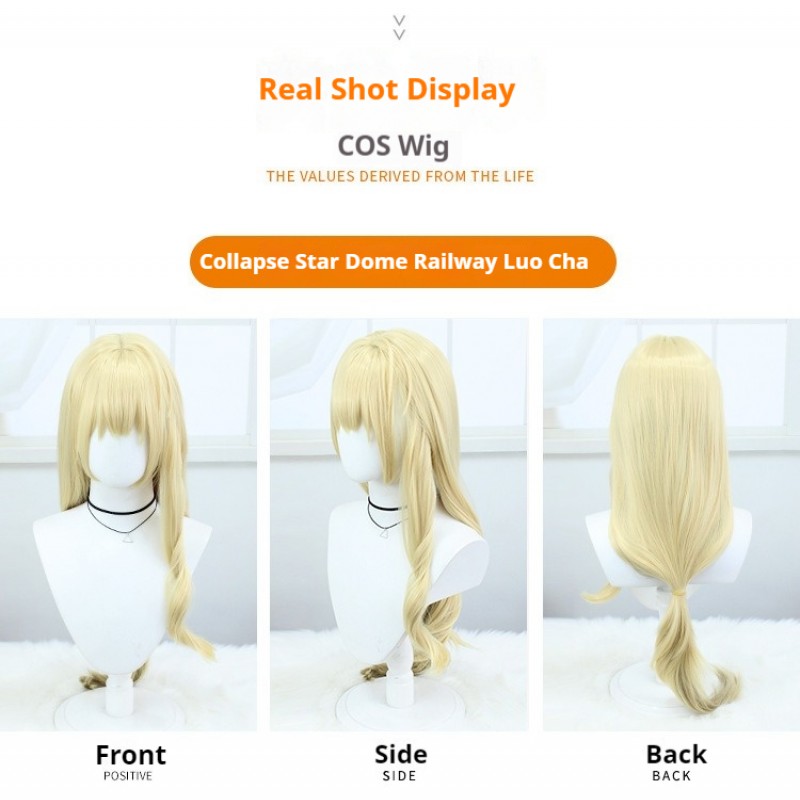 Stellar Railways |Ruthe Blonde Long Wavy Hair 90cm