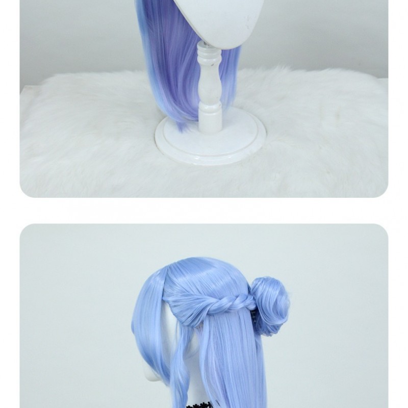 Stellar Railways |Robin Cosplay Wig Blue-Purple Gradient 85cm