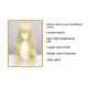 Your Lie in April Kaori Miyazono Cosplay Wigs Yellow Wavy Long Hair 75CM Ethereal Waves