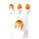 The Promised Neverland Cosplay Wig Set - Emma and Norman Orange Short Hair 