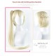 Yosuga no Sora Cosplay Wig - Blonde Long Straight Hair with Side Ponytail - Haruka "Kujo" Nanasaki