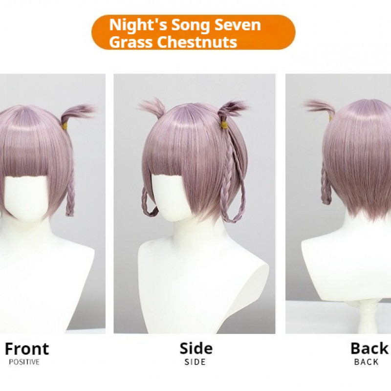 Yakusoku no Neverland Nanamine Zakuro Cosplay Wig - Gothic Vampire Braided Hair