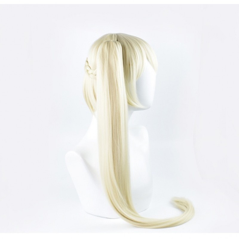 Yosuga no Sora Cosplay Wig - Blonde Long Straight Hair with Side Ponytail - Haruka "Kujo" Nanasaki