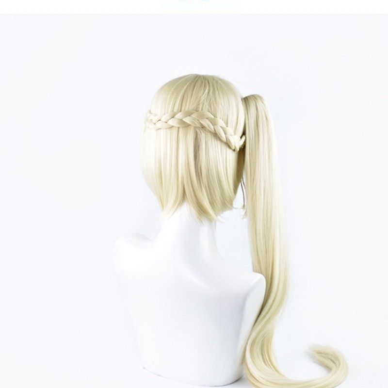 Yosuga no Sora Cosplay Wig - Blonde Long Straight Hair with Side Ponytail - Haruka "Kujo" Nanasaki