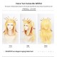 Demon Slayer Kimetsu no Yaiba Rengoku Kyojuro Yellow to Red Gradient Flippy Ponytail COS Wig 