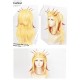 Demon Slayer Kimetsu no Yaiba Rengoku Kyojuro Yellow to Red Gradient Flippy Ponytail COS Wig 