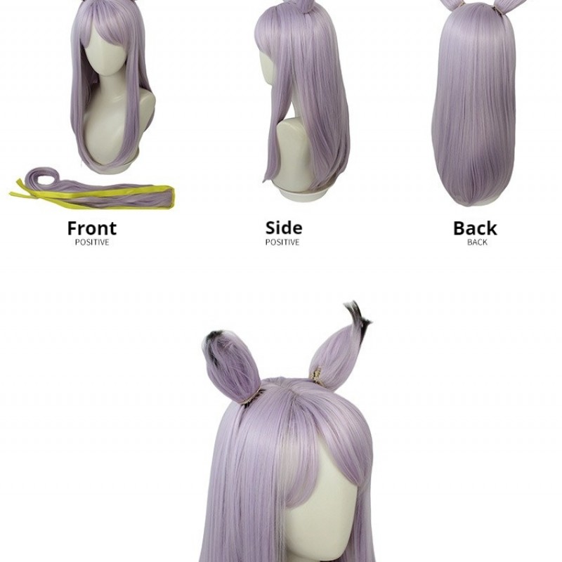 Uma Musume Pretty Derby Mejiro McQueen Cosplay Wig Set  Matching Ears Tail and Long Hair