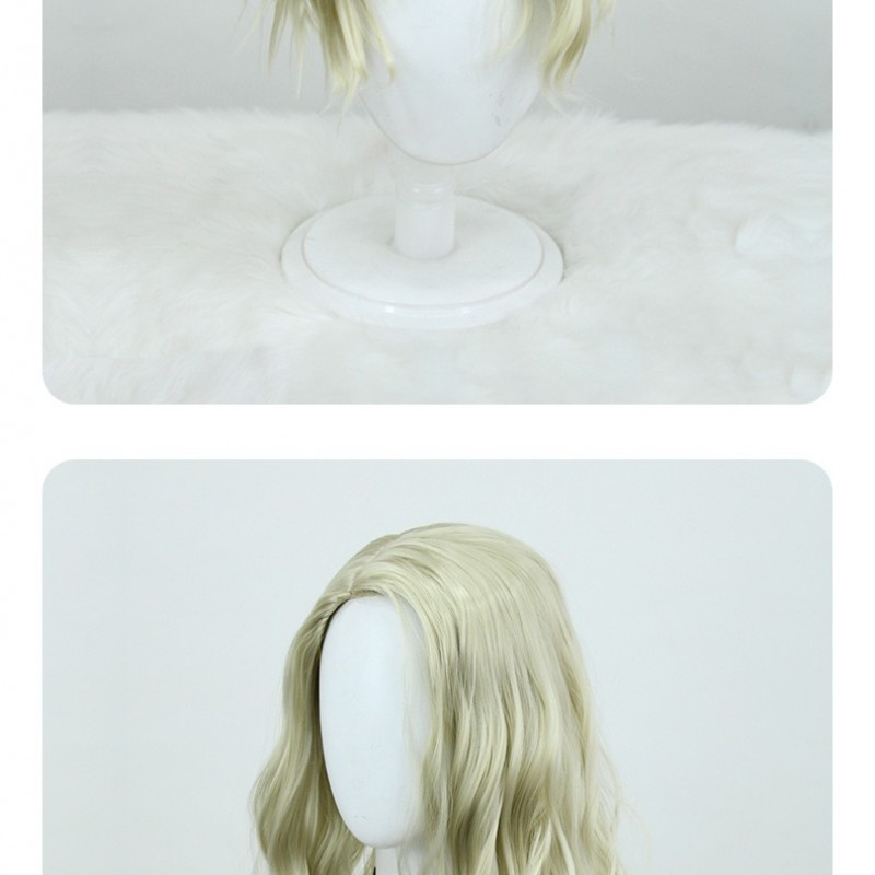 Timeless Reunion1999 |Cave Captive Mysticist Blondee Short Hair Cosplay Wig 48cm