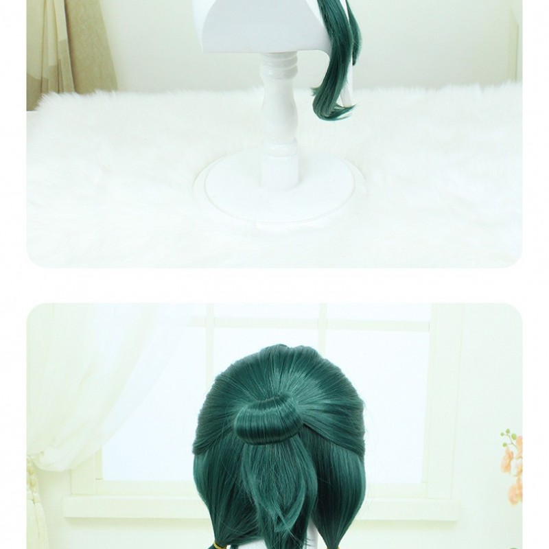 Whispers of the Apothecary |Nyan Neko Green Short Hair Cosplay Wig 60cm