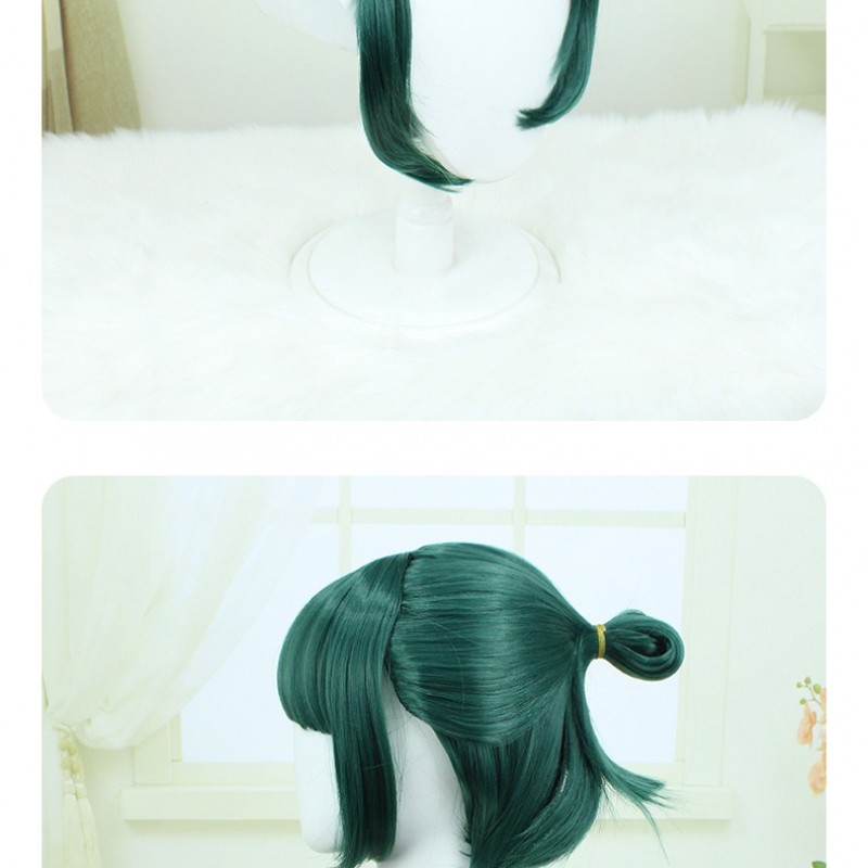 Whispers of the Apothecary |Nyan Neko Green Short Hair Cosplay Wig 60cm