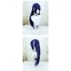 Vault Verve Railroad Yellow Springs 80CM Wig - Mystical Dark Purple, Striking Straight Locks for Cosmic Cosplay