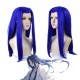 King of Glory Cosplay Wig  Divine Dream Slash Orange Righteous King Blue Long Straight Hair