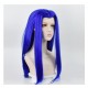 King of Glory Cosplay Wig  Divine Dream Slash Orange Righteous King Blue Long Straight Hair