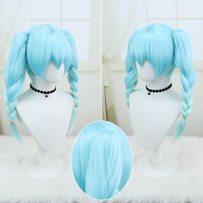 Hatsune Miku |  Bunny Girl Cosplay Wig Light Blue 50cm Cutie for Anime Fans 50cm