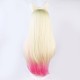 League of Legends Cosplay Wig - Ahri K/DA THE BADDEST Yellow Gradient Long Curls