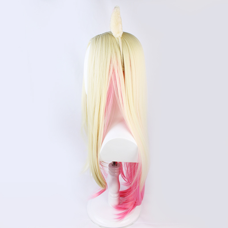 League of Legends Cosplay Wig - Ahri K/DA THE BADDEST Yellow Gradient Long Curls