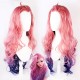 League of Legends Cosplay Wig  K/DA Seraphine Pink Gradient Long Curls