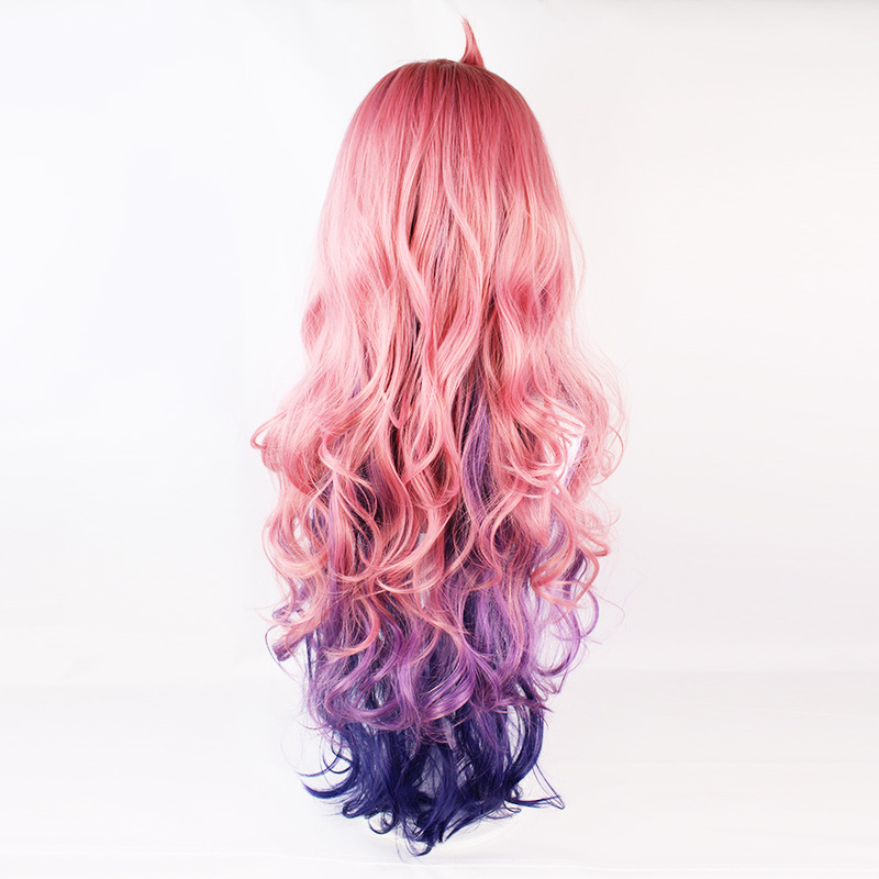 League of Legends Cosplay Wig  K/DA Seraphine Pink Gradient Long Curls