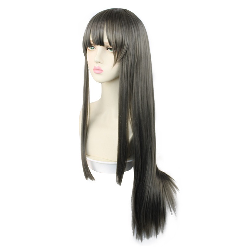 Sakurajima Mai Cosplay Wig - Seishun Buta Yarou wa Bunny Girl Senpai Gray Long Hair