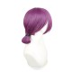 Chainsaw Man Power Cosplay Wig Resse Purple Braids Short Hair 45cm