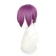 Chainsaw Man Power Cosplay Wig Resse Purple Braids Short Hair 45cm