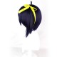 Chuunibyou Demo Koi ga Shitai |Takanashi Rikka Cosplay Wig Black Purple Short Hair with Headband Included 30cm