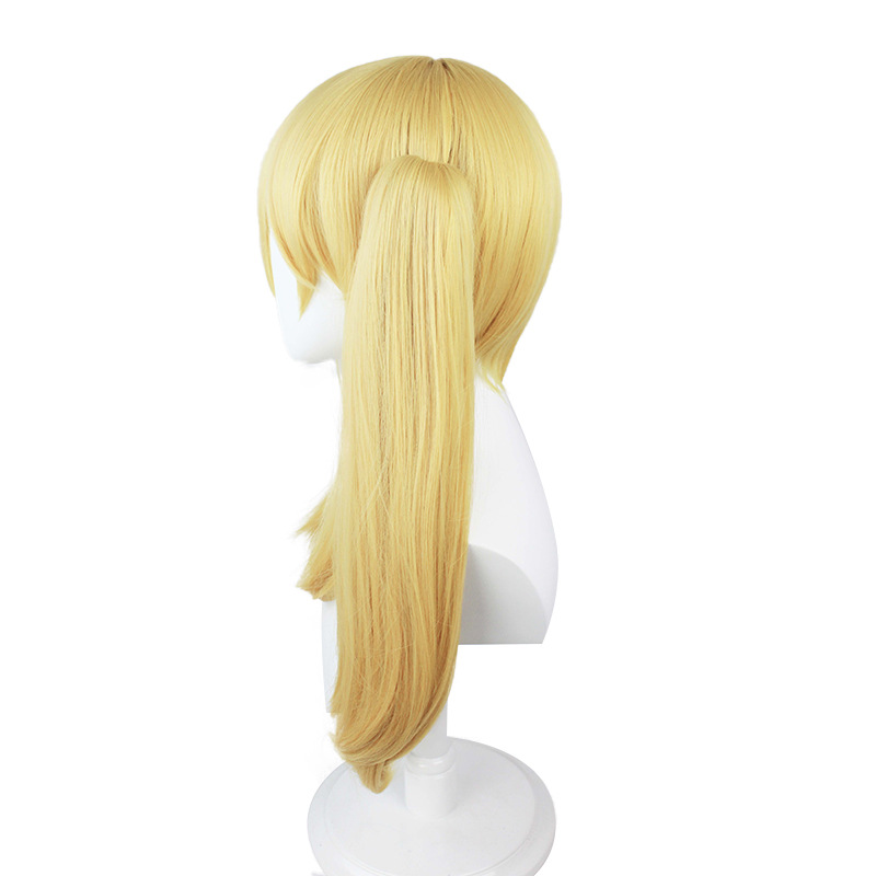 Kakegurui  |Cosplay Wig  Saotome Me Yellow Ponytail 55cm