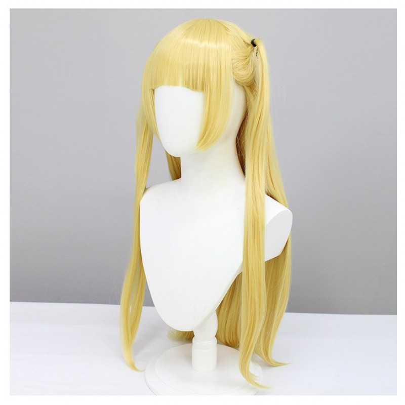 Death Note Misa Amane COS Wig Golden Twin Tails 75cm