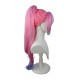 King Pro League (KPL) Skin Galio Cosplay Wig - Sky Wolf Tracker Pink Ponytail Gradient Heat Resistant Fiber