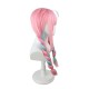 Hololive Virtual Idol Minato Aqua Cosplay Wig Heat Resistant Pink Long Hair Braid