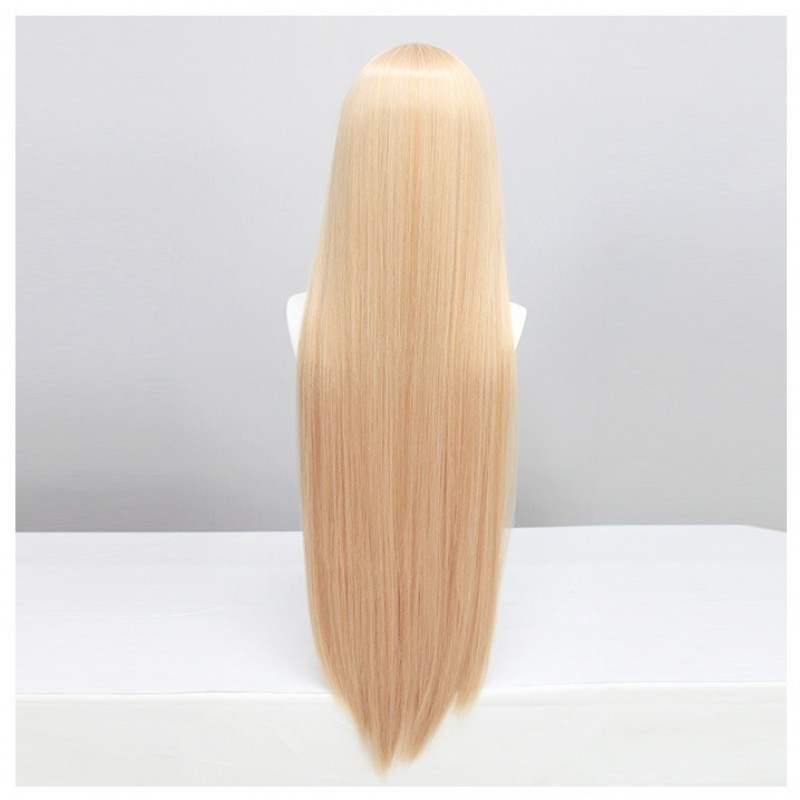 Chainsaw Man Power Cosplay Wig - Strong Chain Saw Man Blonde Long Straight Hair 100cm